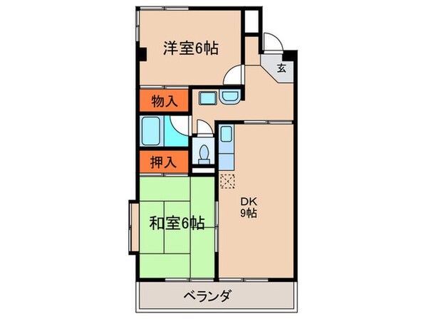 エトワ－ル明和の物件間取画像